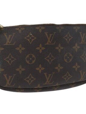 LOUIS VUITTON Monogram Pochette Accessoires Pouch M51980 LV Auth 172982